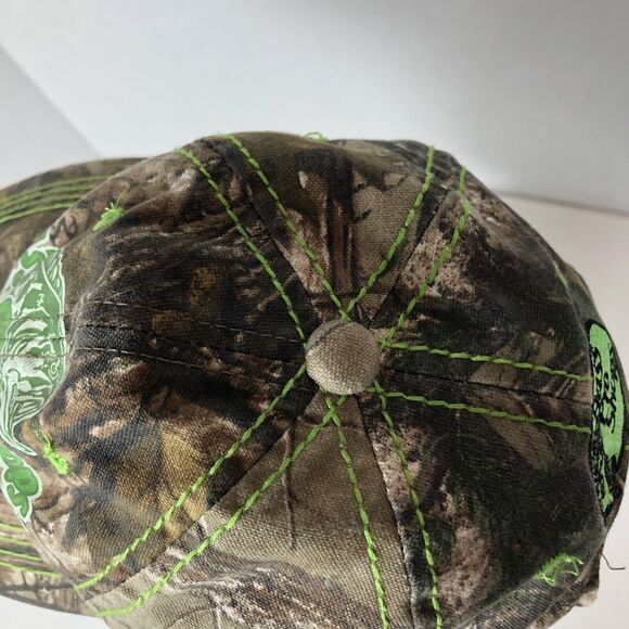 Bass Pro Shops Hat Cap Youth Gone Hunting Realtree Camo Hook & Loop Adjustable - Picture 7 of 13